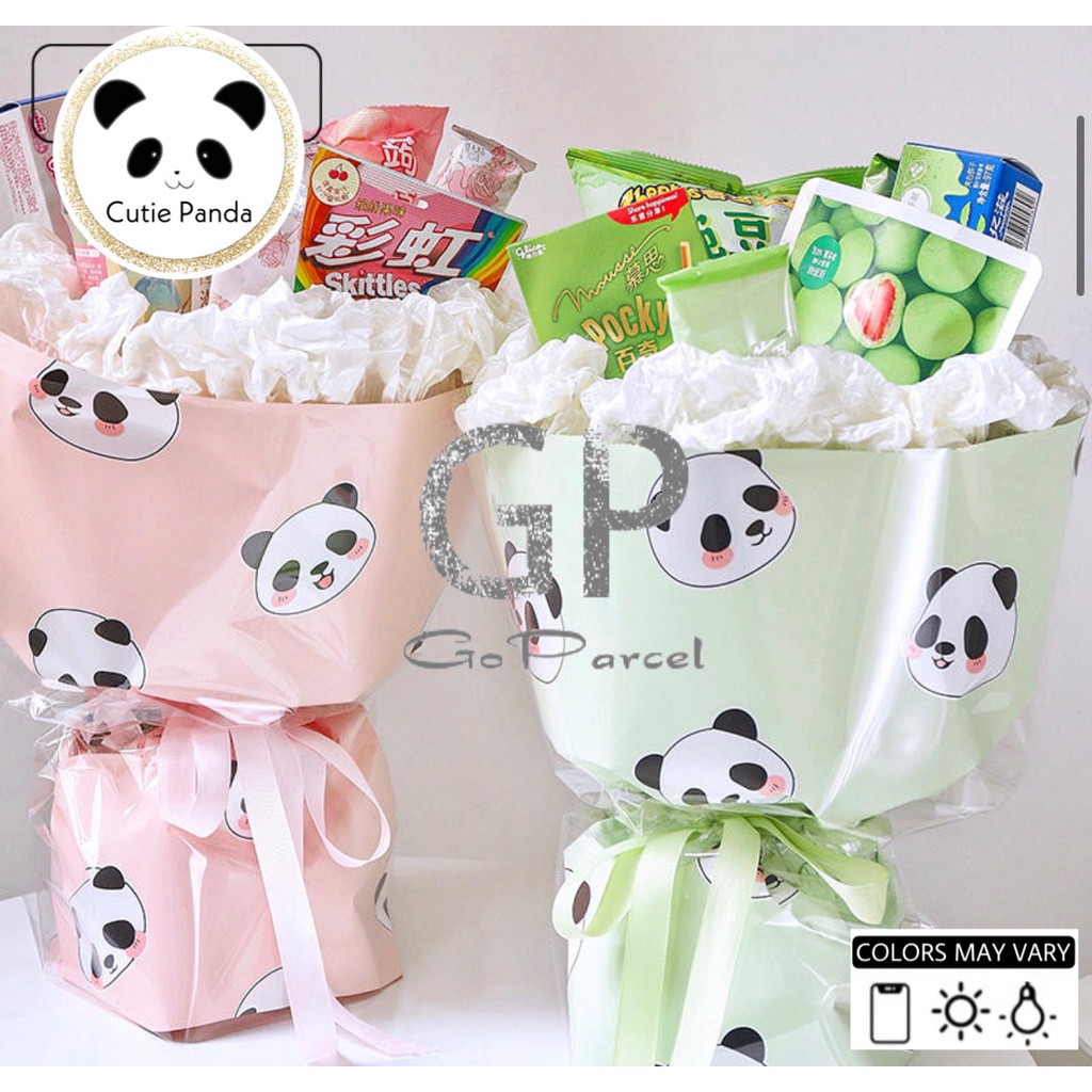 ( 5 LEMBAR ) - FLOWER WRAPPING PAPER KOREAN CELLOPHANE KERTAS BUNGA FLORIST BOUQUET BUKET