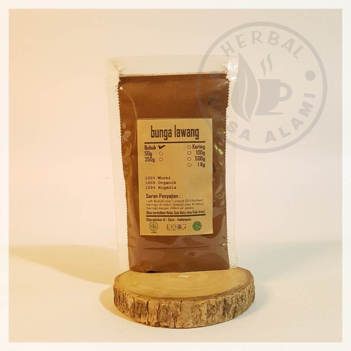 

PEKAK KEMBANG BUNGA LAWANG BUBUK | MURNI | Illicium Verum 100g