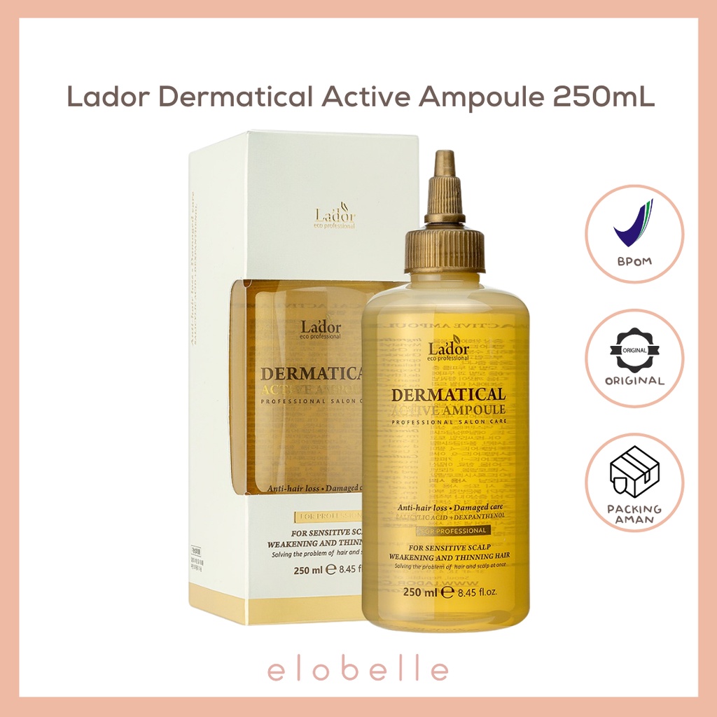 Lador Dermatical Active Ampoule 250mL / Ampul Pereda Kerontokan / Lador Dermatical Series / Lador de