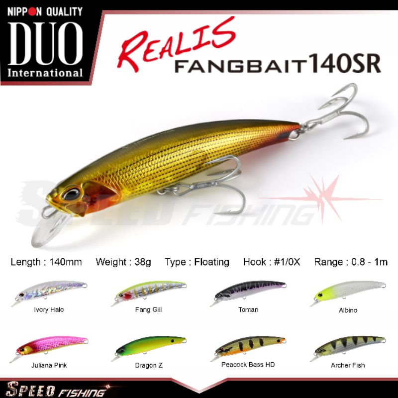 Lure Duo Realis Fangbait 140 SR Floating Minnow