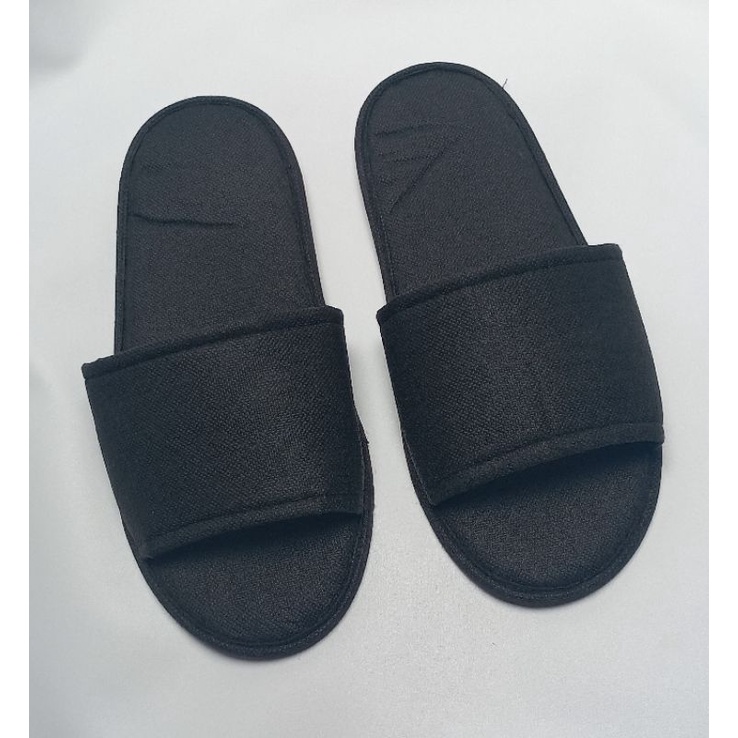 sandal hotel /lantai busa spunbond 8mm hitam terbuka