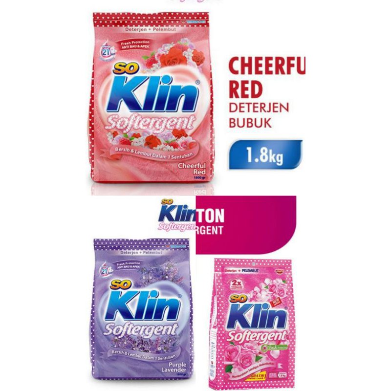 soklin detergent 1,8kg