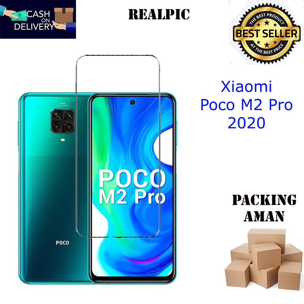 Tempered Glass Xiaomi Poco M2 Pro 2020 Screen Protector Anti Gores