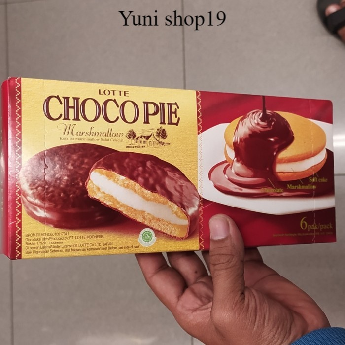 

lotte choco pie marshmallow 6 pak