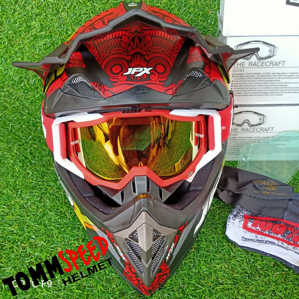 helm cross jpx x16 doff termurah