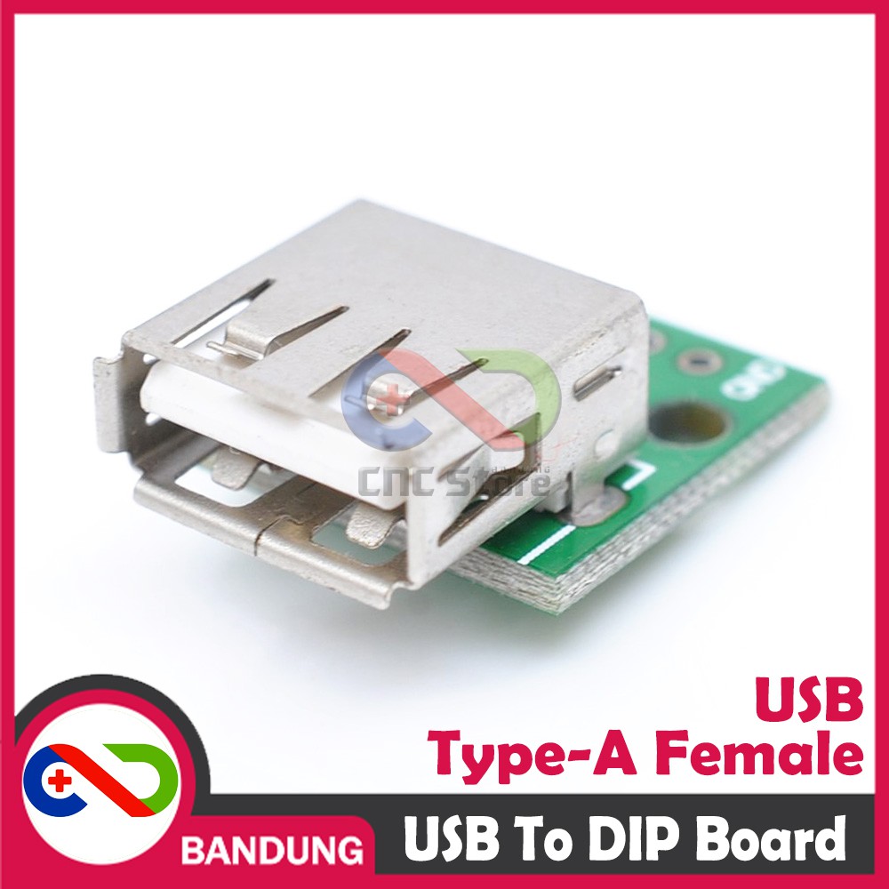 USB TYPE A FEMALE TO DIP ADAPTER CONVERTER 2.54MM PCB BOARD