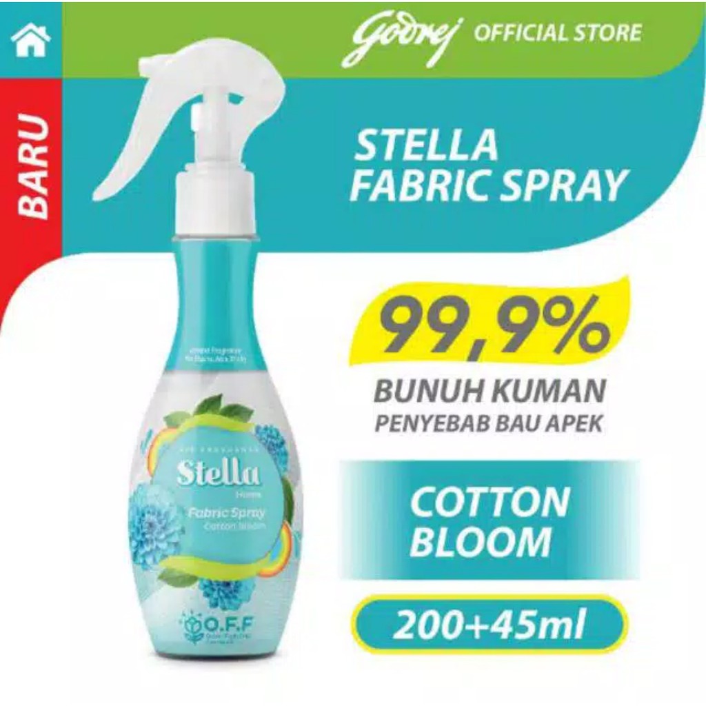 STELLA SPRAY CAIRAN DISINFEKTAN KAIN STELLA FABRIC SPRAY ANTI KUMAN BAKTERI