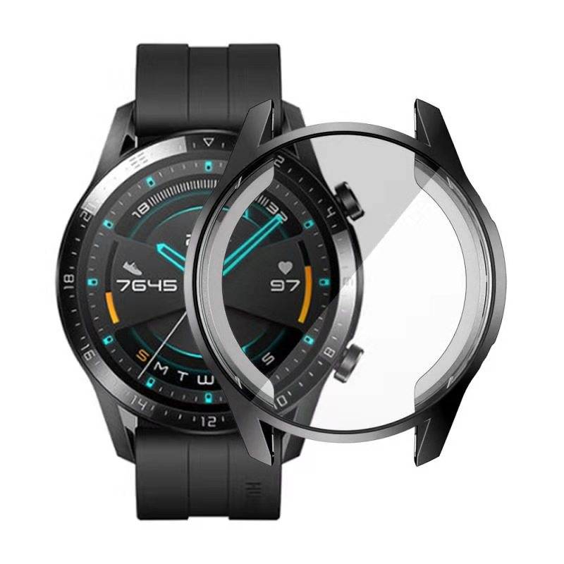 Casing Pelindung bumper Plating Silikon 46mm Untuk huawei watch gt2 gt 2 gt 46 mm gt2 pro e gt2e