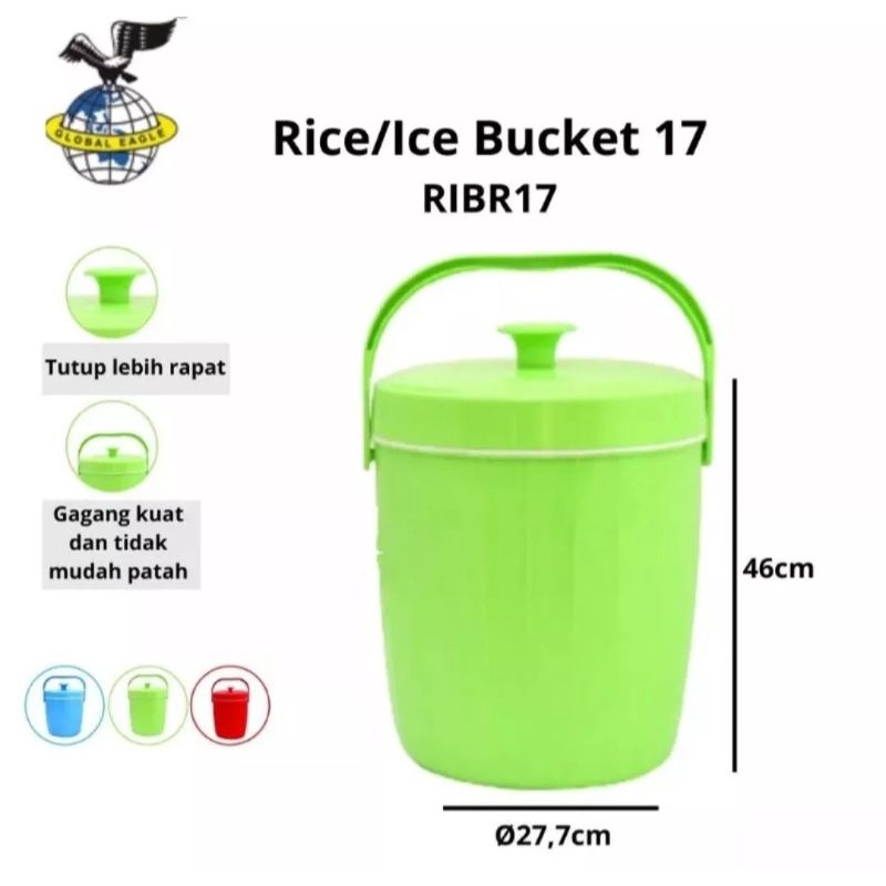 Termos Es/ Termos Nasi Rice Ice Bucket RIBR17 Global Eagle