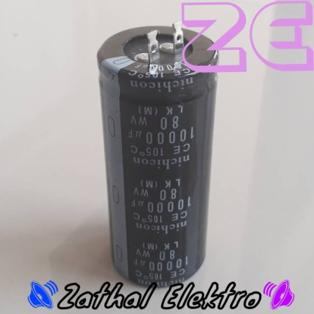 Elco Nichicon 10000uf 80 Volt