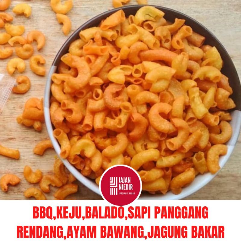 

MAKARONI BANTAT BANTET PEDAS 70 GR KEMASAN POUCH