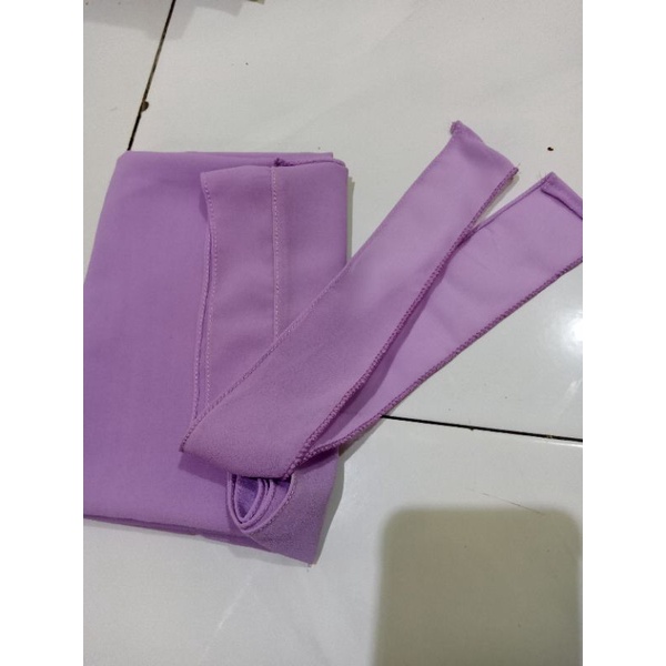 Pashmina melayu anak Ceruty Babydoll 3-8tahun