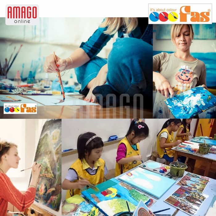 FAS - STUDENT ACRYLIC PAINT - 500 ML - YELLOW OXIDE