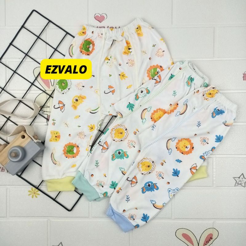 Celana panjang bayi 3 pcs bahan katun tc / celana panjang bayi model popok