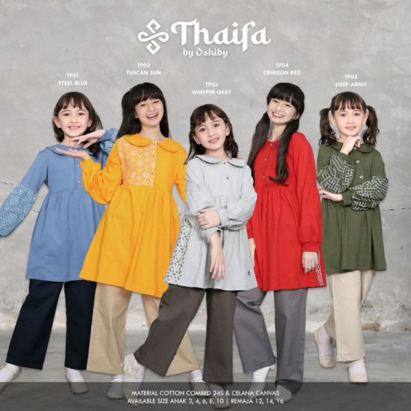 ~~ OSHIBY | Setelan Kaos Anak Perempuan | Thaifa Series