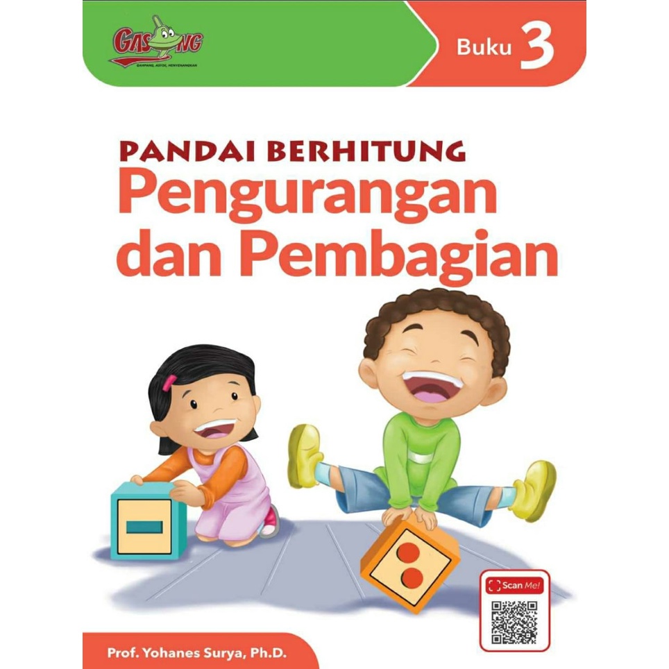 BUKU PANDAI BERHITUNG GASING PENGURANGAN & PEMBAGIAN Karangan Prof. Yohanes Surya