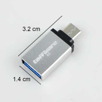 USB Type C to USB 3.1 OTG / Adapter Converter USB Type C to USB 3.1 OTG 10Gbps Faster Transfer Data Plug n Play Konektor Mini Sambungan HP Smartphone Laptop / OTG Konektor Sambungan Otg Micro Usb Dan Tipe C / Transfer Data Hp Ke Flashdisk Otg Type C