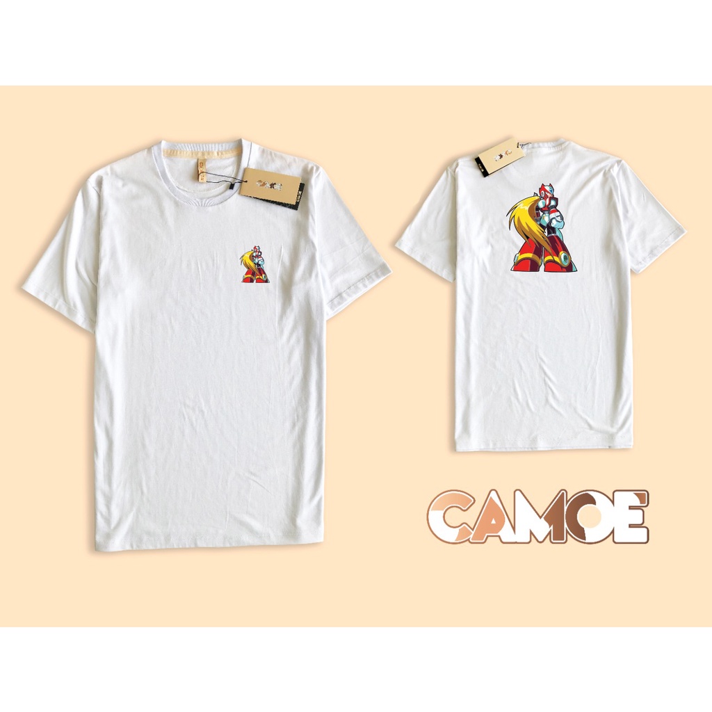 Kaos Tshirt 2 sisi Megaman X Rockman Zero