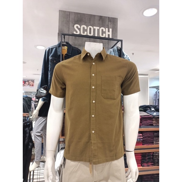 Kemeja Polos Lengan Pendek Pria | Kemeja Polos Pria | Kemeja Color Series | Kemeja Scotch