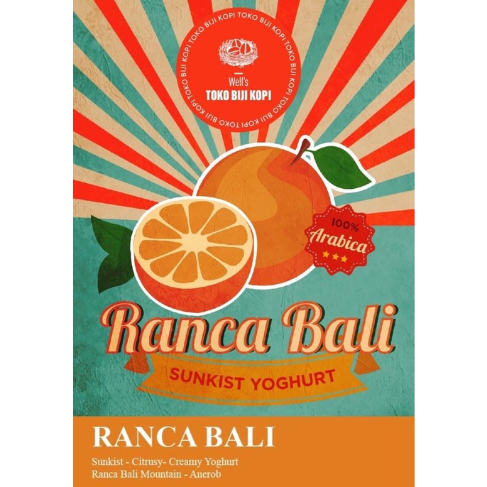 

BIJI KOPI / ROASTED BEAN RANCA BALI SUNKIST YOGURT - 1 KG