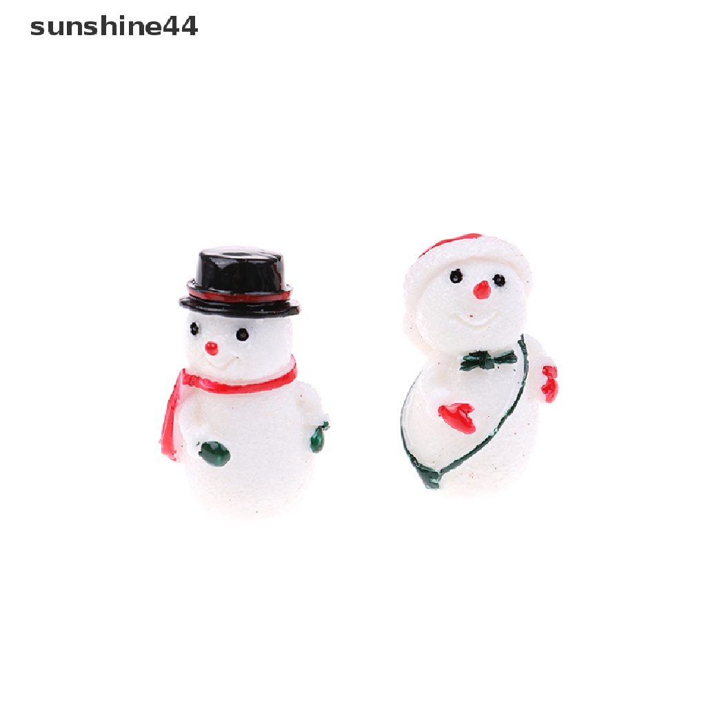 Sunshine Miniatur Santa Claus / Manusia Salju Untuk Dekorasi Taman