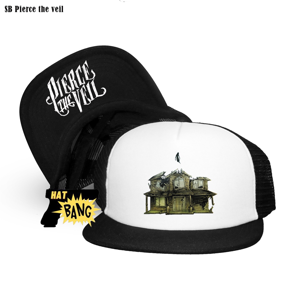 Topi Snapback Pierce The Veil / Topi Pierce The Veil / Snapback Pierce The Veil / Topi Jaring / Topi Band / Topi Band / Snapback Band / Snapback / Topi / Topi Pria / Topi Keren / Snapback keren