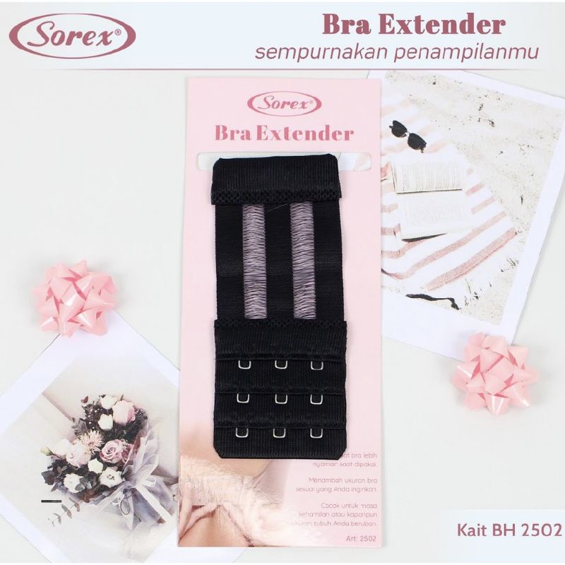 Bra Extension extender pengait bra sambungan bra yg kesempitan Sorex 2501 2502 2503