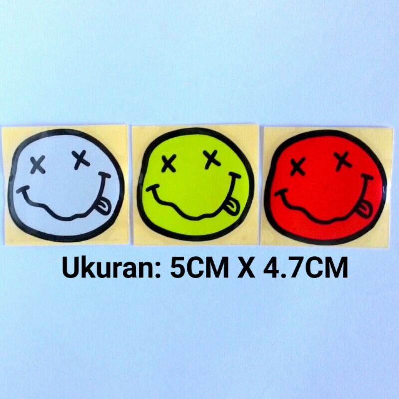 Stiker Emoji Cutting Sticker Untuk Sticker Motor Mobil Laptop