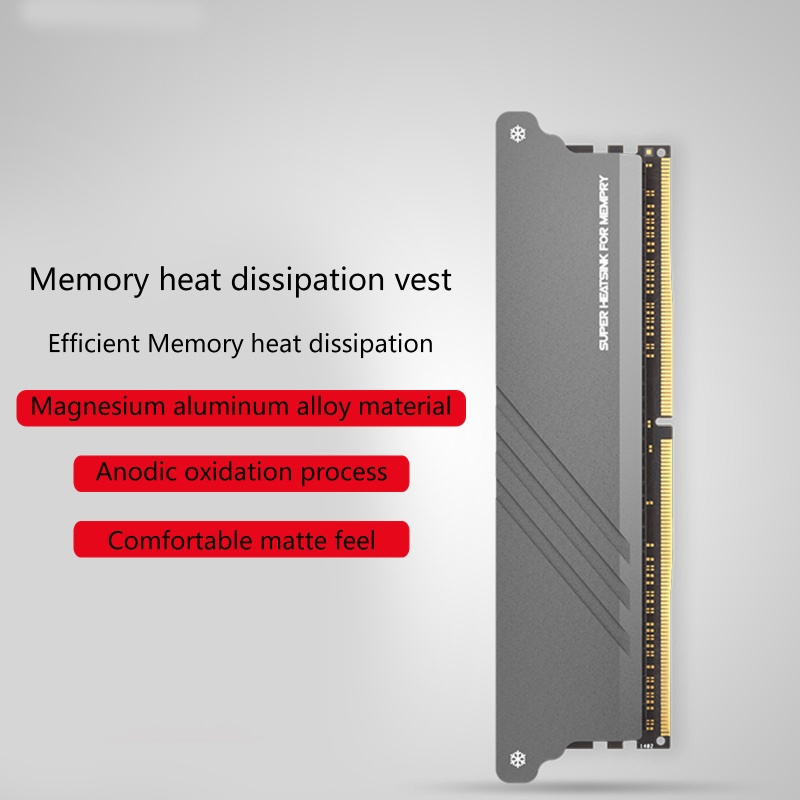 Bt 1Set DDR2 DDR3 DDR4 Memory Cooling Heat Sink Desktop Memory Pad Pembuangan Panas