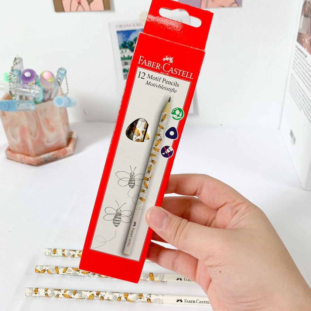 

Pensil 2B Faber Castell Motif Lebah ORIGINAL 1 PCS pencil 2B motif animal bee pensil untuk ujian Harga GROSIRAN COD