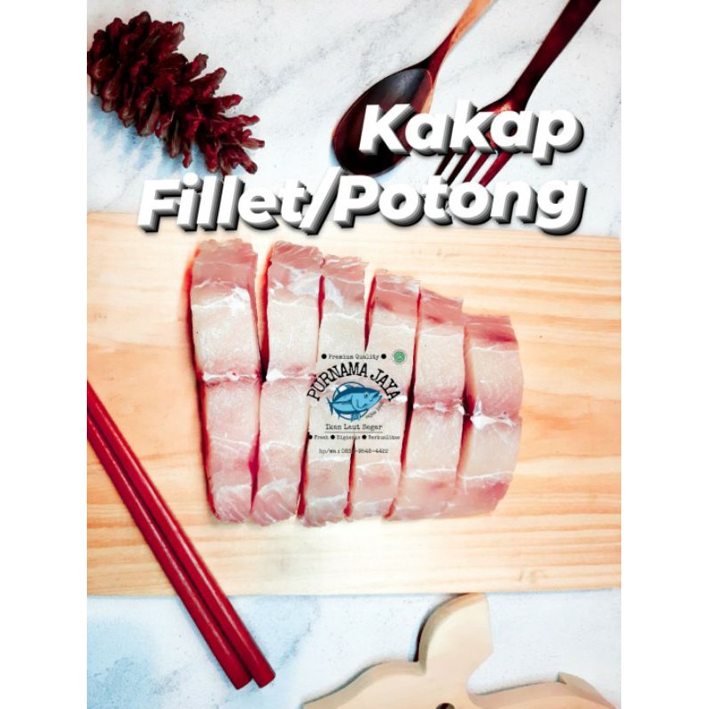 

Ikan Kakap Merah Super Fillet/Potong Fresh 1kg bandung