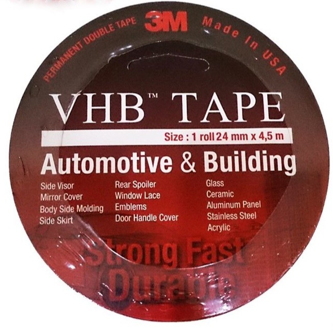 

3M VHB Automotive Tape 4900 ( Tebal 1.1 mm ) ( Size: 24 mm x 4.5m )