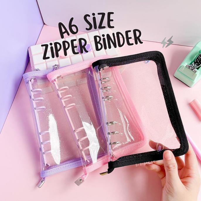 

Office & Stationery | Document Organizer | (A6 Size) Binder Zipper File Organizer Resleting | Best Seller