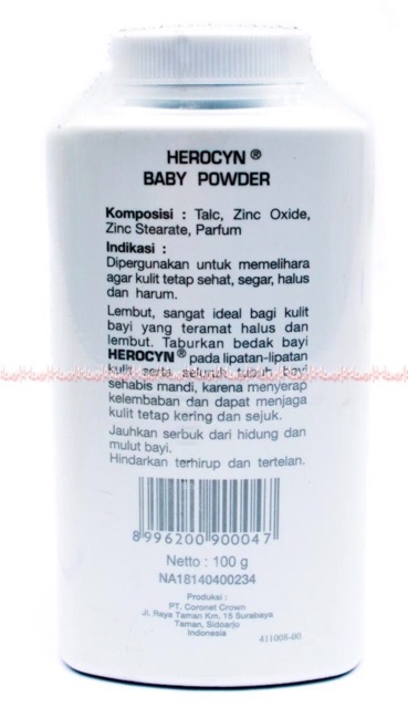 Bedak Herocyn Bedak Bayi Herocin 100gr Bedak gatal untuk bayi