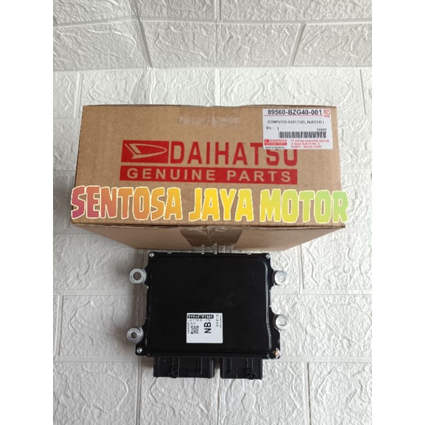 Ecu Computer Komputer Control Mesin toyota Agya Matic 1200cc Original 89560-BZG40