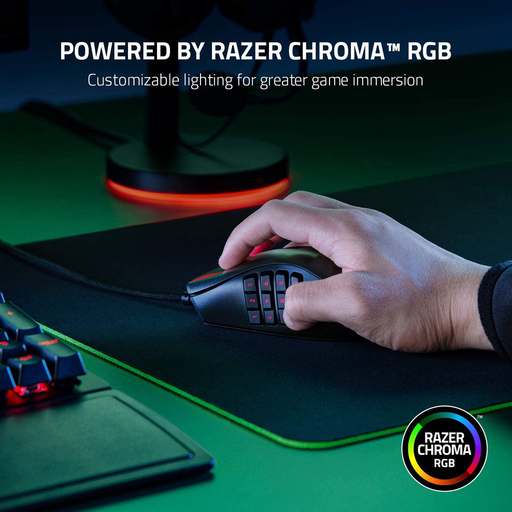 Razer Naga X Ergonomic MMO RGB Gaming Mouse