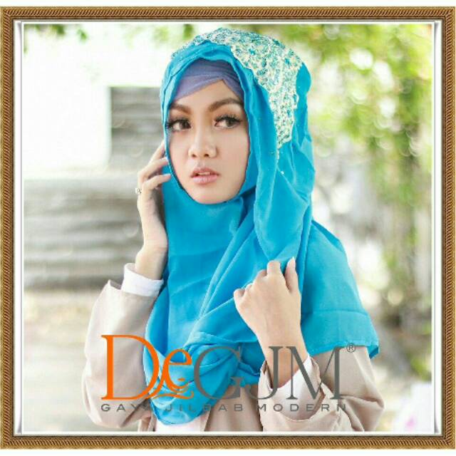 Pashmina Instan Pesta Cantik Modern Terbaru Mirabella - Grosir Jilbab Tanah Abang Jakarta