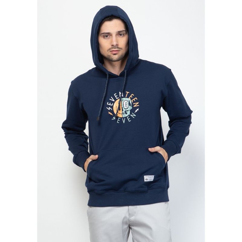 Hoodie 17 Seven Smilezom Navy