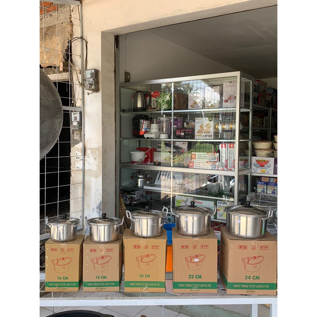 panci/panci alumunium/panci tinggi tutup luar paramount