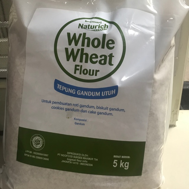 

Tepung Whole Wheat kemasan repack 1 kg