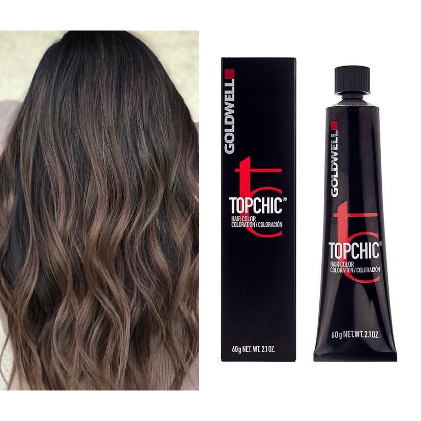 Goldwell Topchic Hair Color 60ml &amp; Oxydant 120ml Kode 6NBP