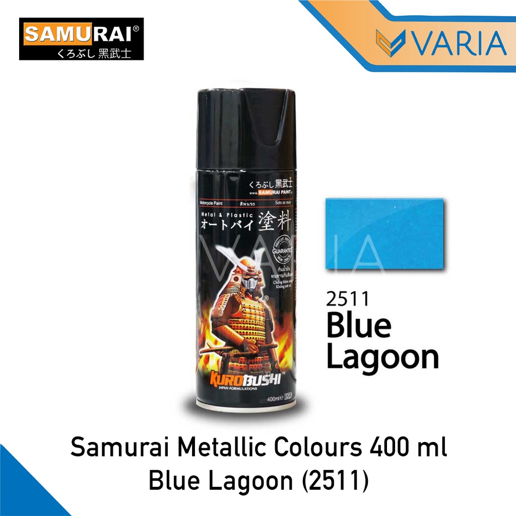 Cat Semprot Pylox Pilox Samurai Paint Metallic Blue Lagoon 2511