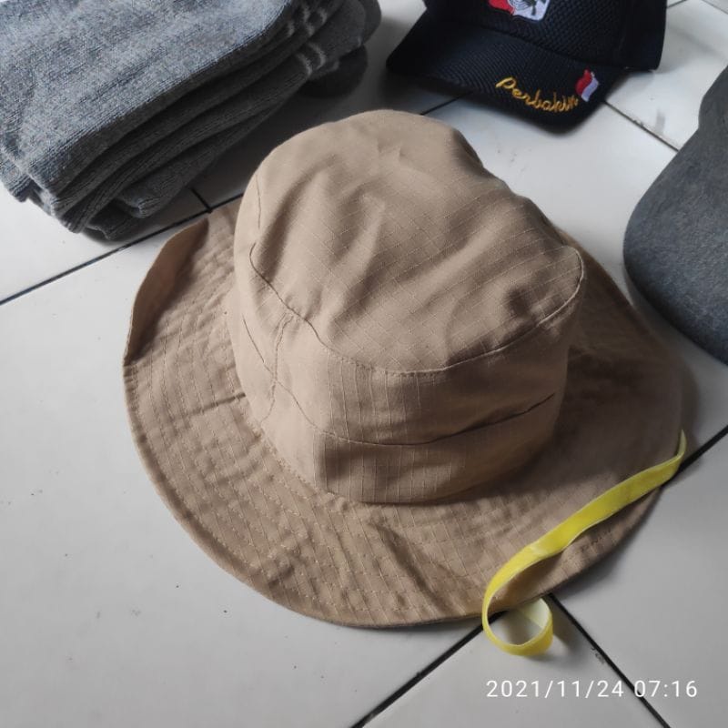 BISA COD_TOPI RIMBA PRIA DEWASA BUCKET ADVENTURE OUTDOOR HAT HIKING CODE