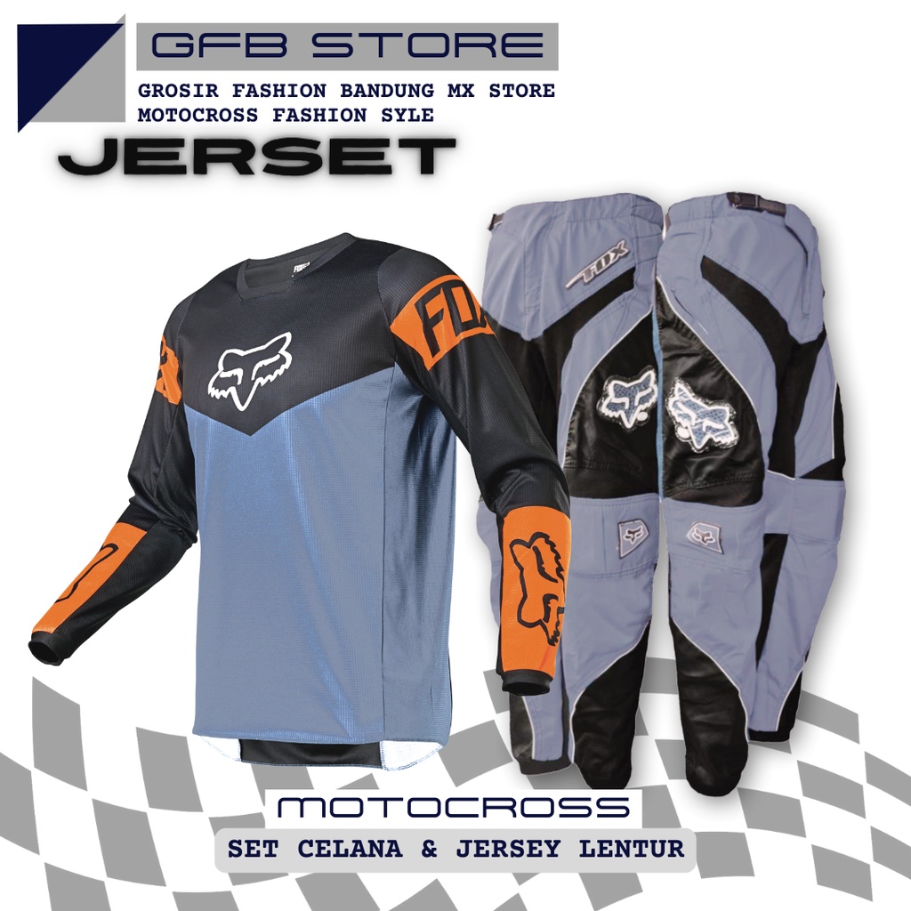 Jersey set pants motocross trail