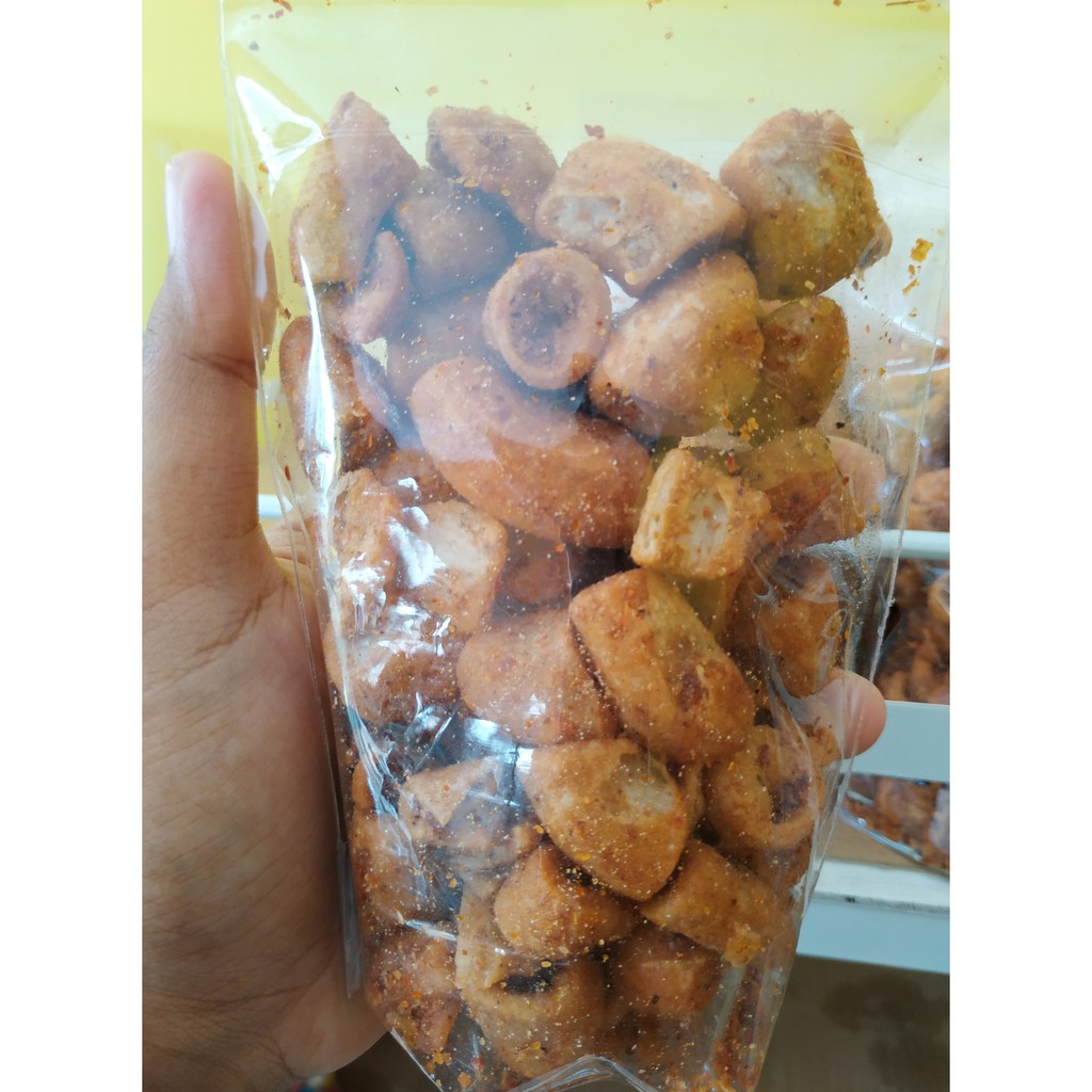 

KERIPIK SOTONG PEDAS KEMASAN 100GRAM