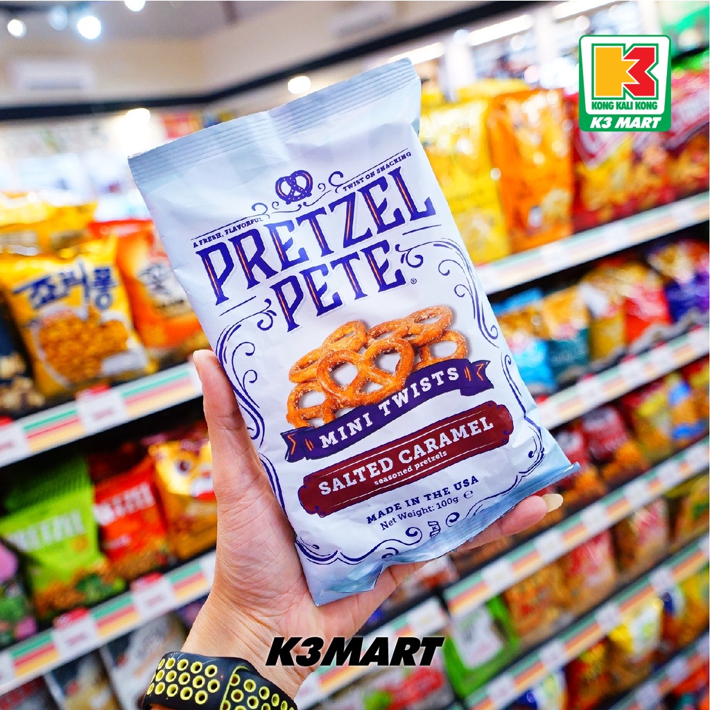 

Pretzel Pete Mini Twist Salted Caramel Pretzels 100gr