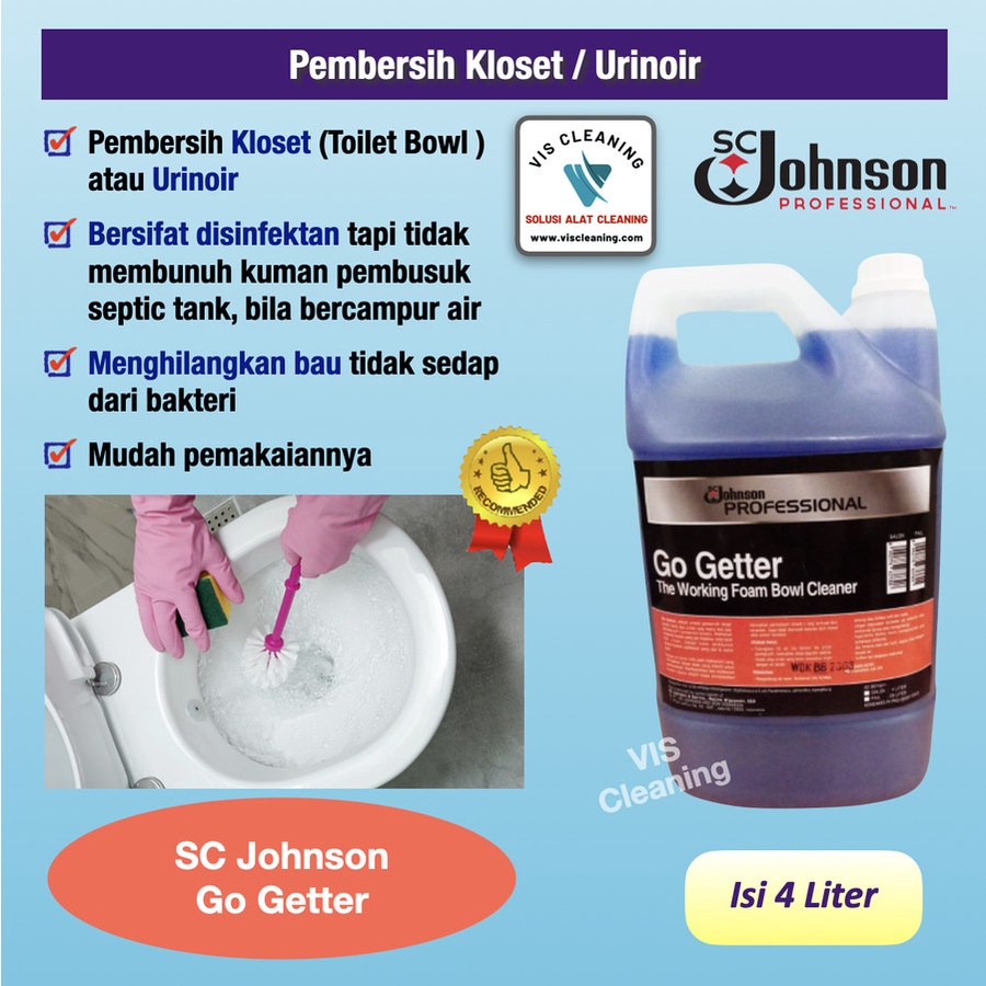 SC Johnson Go Getter - Pembersih Toilet dan Urinoir ( 4 L )