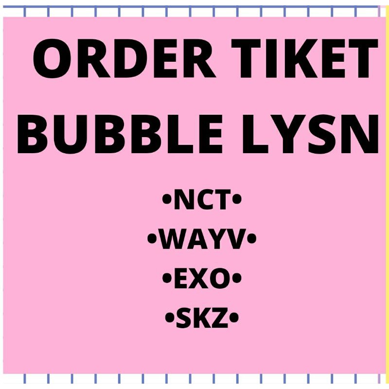 Hot Promo JUAL BUBBLE LYSN SM / JYP MURAH Ready Stock & FULL GARANSI