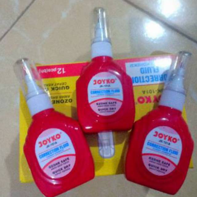 

(30gr) Correction fluid tipex stipo penghapus pen joyko