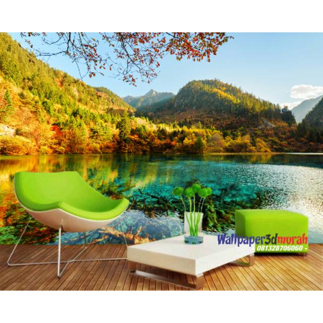 Wallpaper Custom 3d Pemandangan Pegunungan Shopee Indonesia